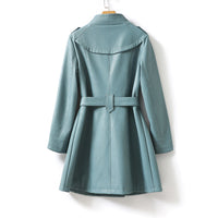 LINA™ GENUINE LEATHER COAT