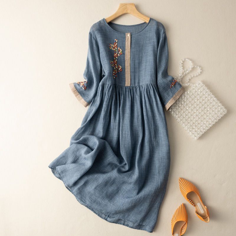 SOFIA LINEN DRESS