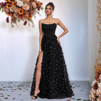 The Petal Slit Maxi Dress