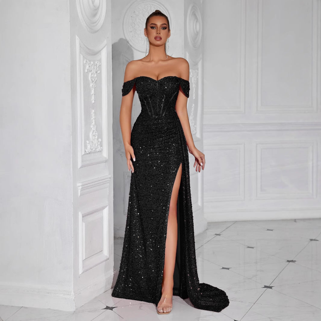The Shimmering Sequin Gown