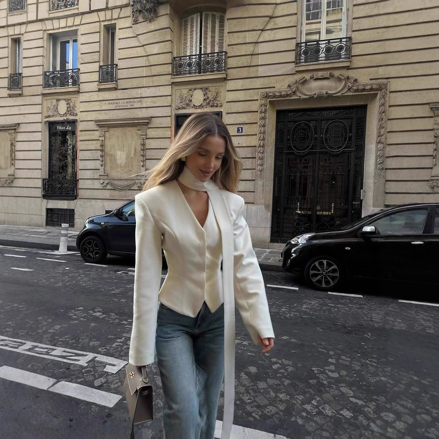 Veraworn "Urban Serenity" Sculpted Cropped Jacket | 2026 Spring Essential