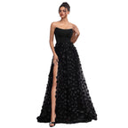 The Petal Slit Maxi Dress