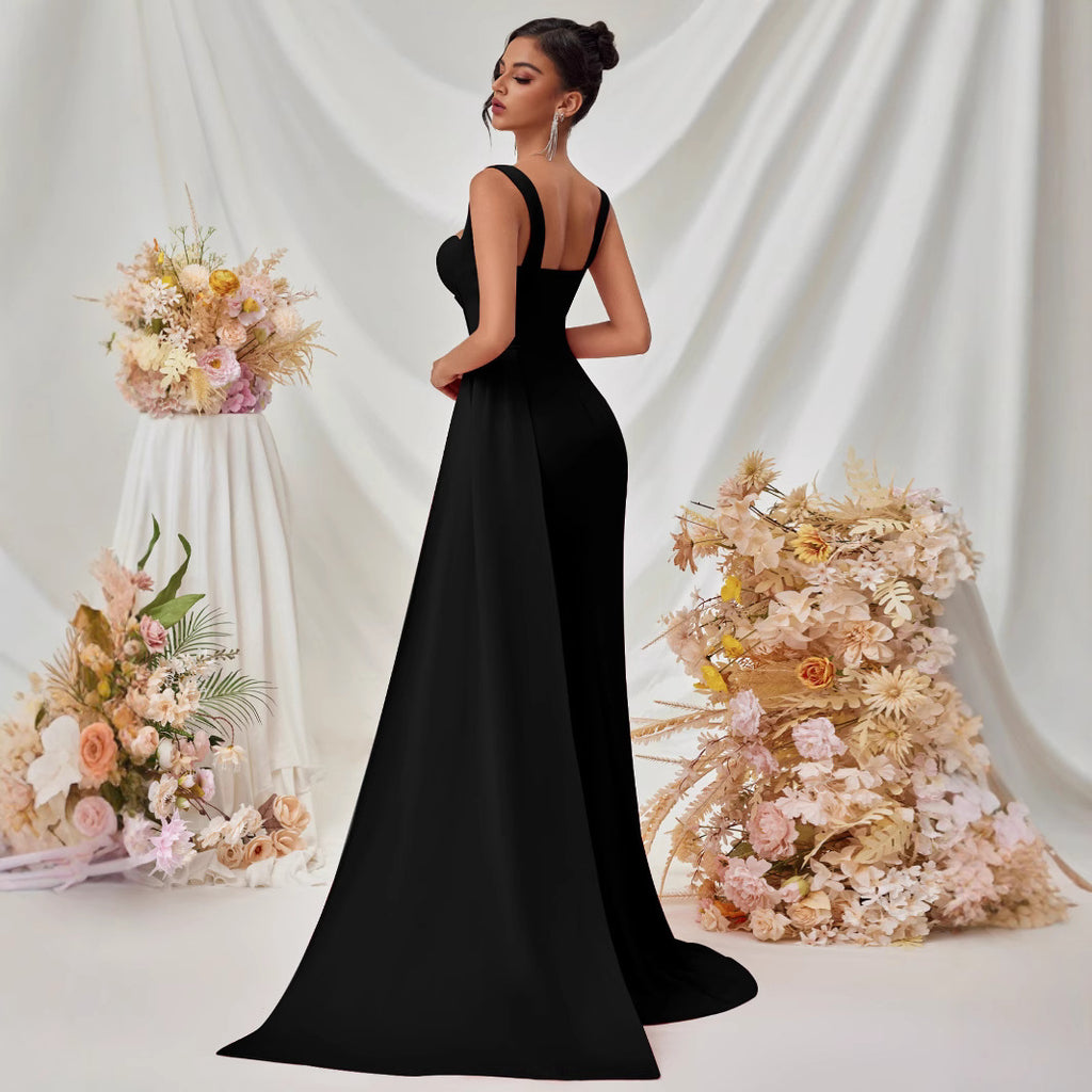 The Sleek Slit Cami Dress