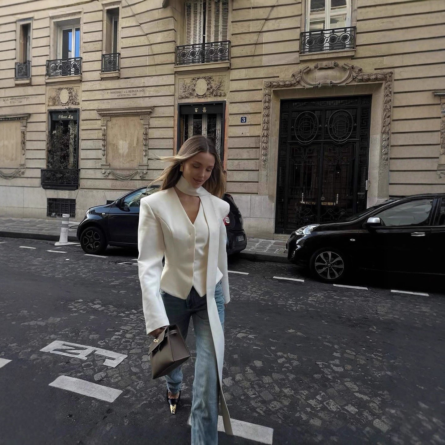 Veraworn "Urban Serenity" Sculpted Cropped Jacket | 2026 Spring Essential