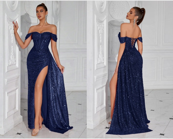 The Shimmering Sequin Gown