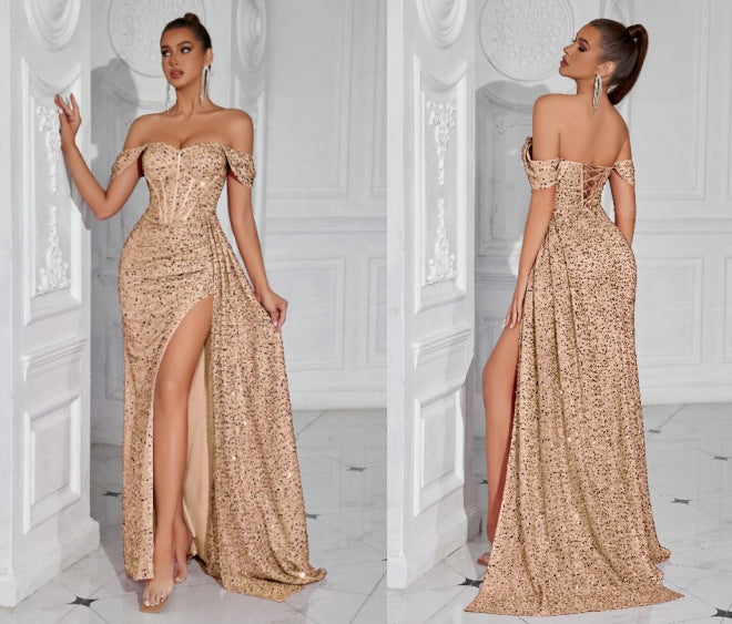 The Shimmering Sequin Gown