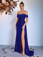 The Shimmering Sequin Gown