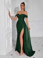 The Shimmering Sequin Gown