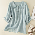ELLA LINEN BLOUSE