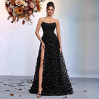 The Petal Slit Maxi Dress